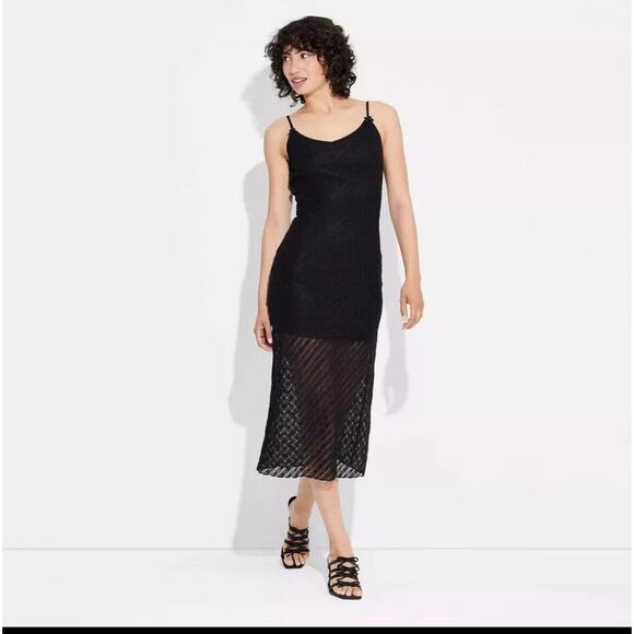 wild fable Dresses & Skirts - Wild Fable Bow Lace Midi Dress - Women's S NWT
